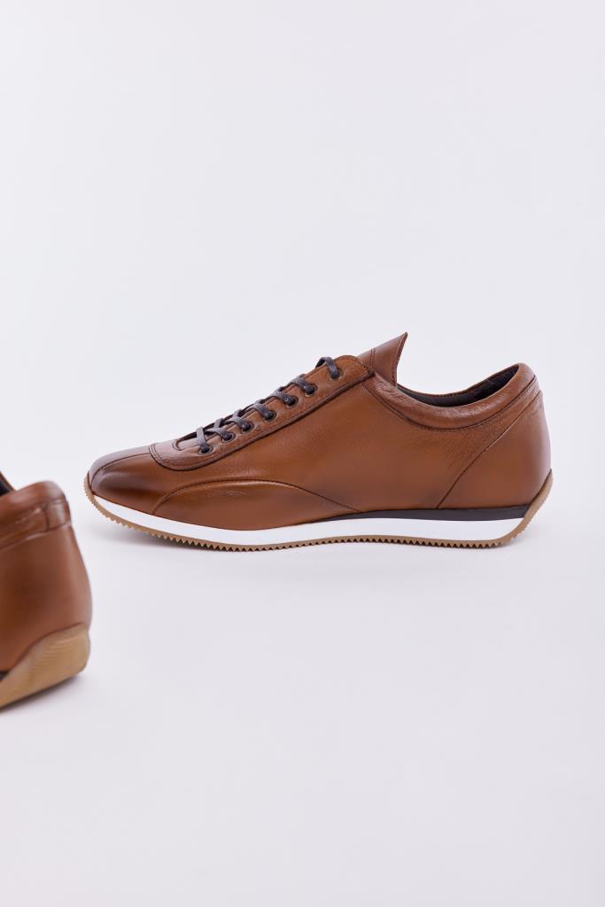 Genuine Leather Lace-Up Men's Casual Shoes 