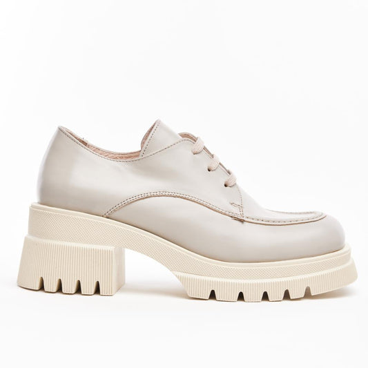 Women's Lace-Up Genuine Leather Casual Shoes 