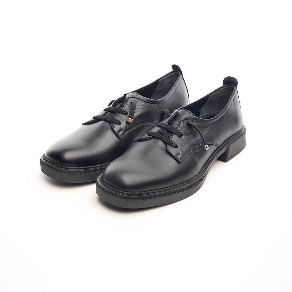 Casual Genuine Leather Lace-Up Women's Shoes 