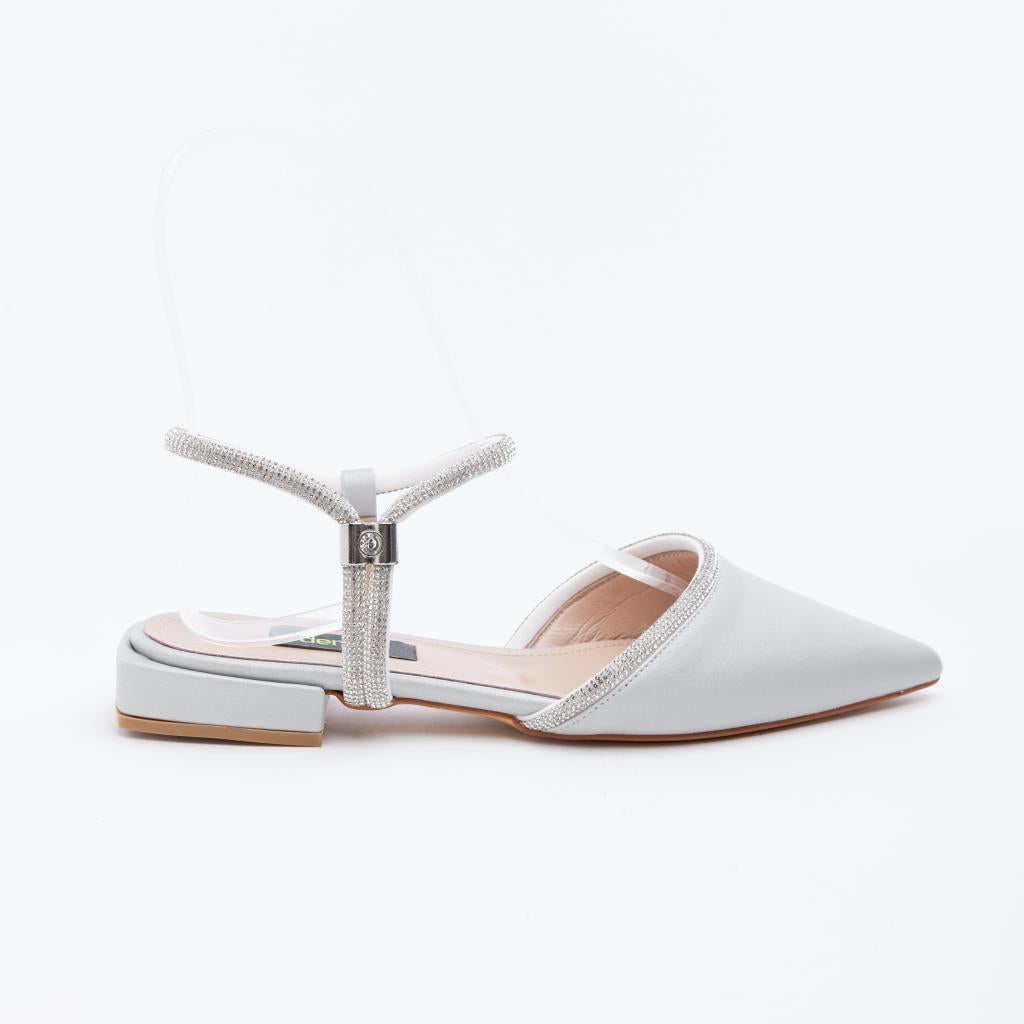 Ankle Strap Stoned Ballerina