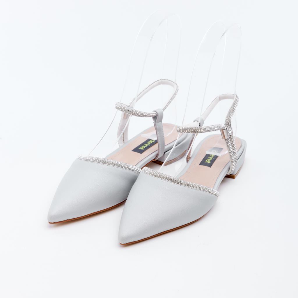 Ankle Strap Stoned Ballerina