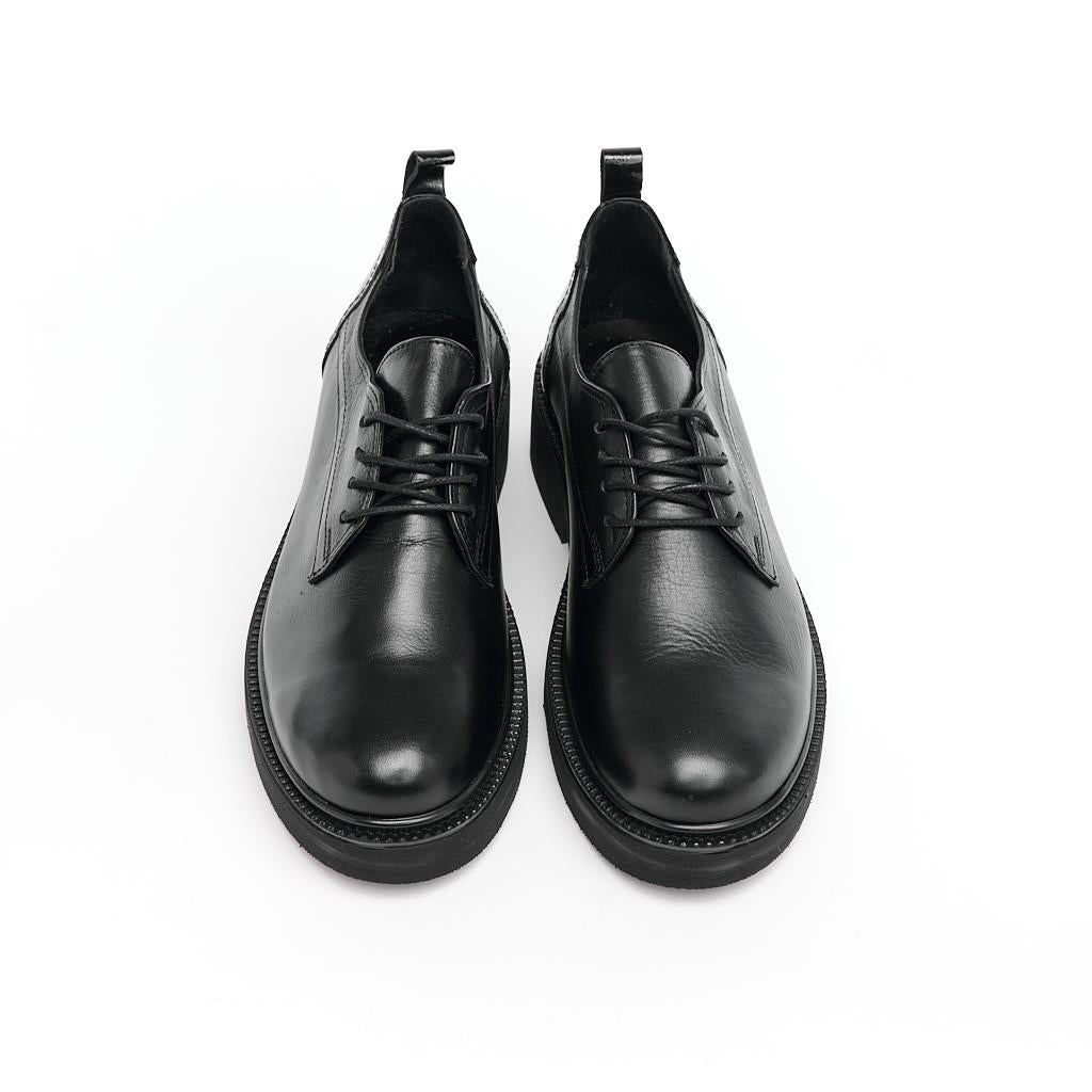 Casual Genuine Leather Lace-Up Women's Shoes 