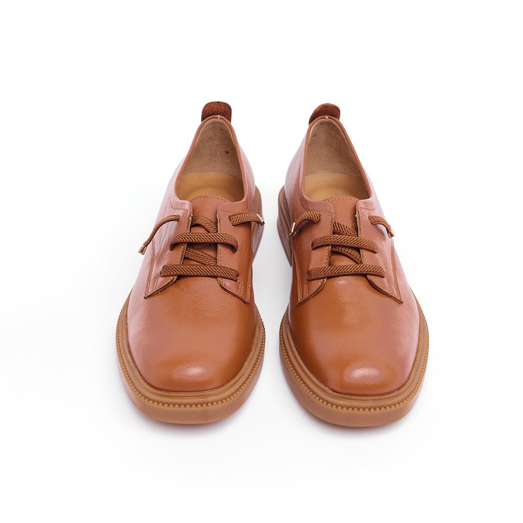 Casual Genuine Leather Lace-Up Women's Shoes 