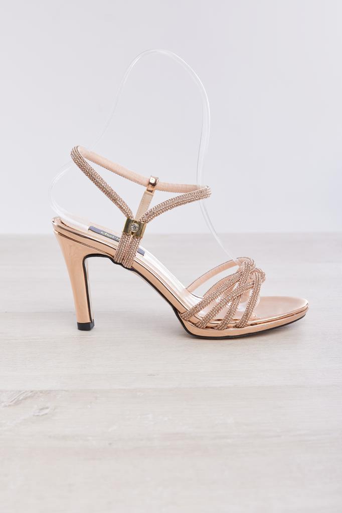 Women's Evening Shoes with Stoned Heels